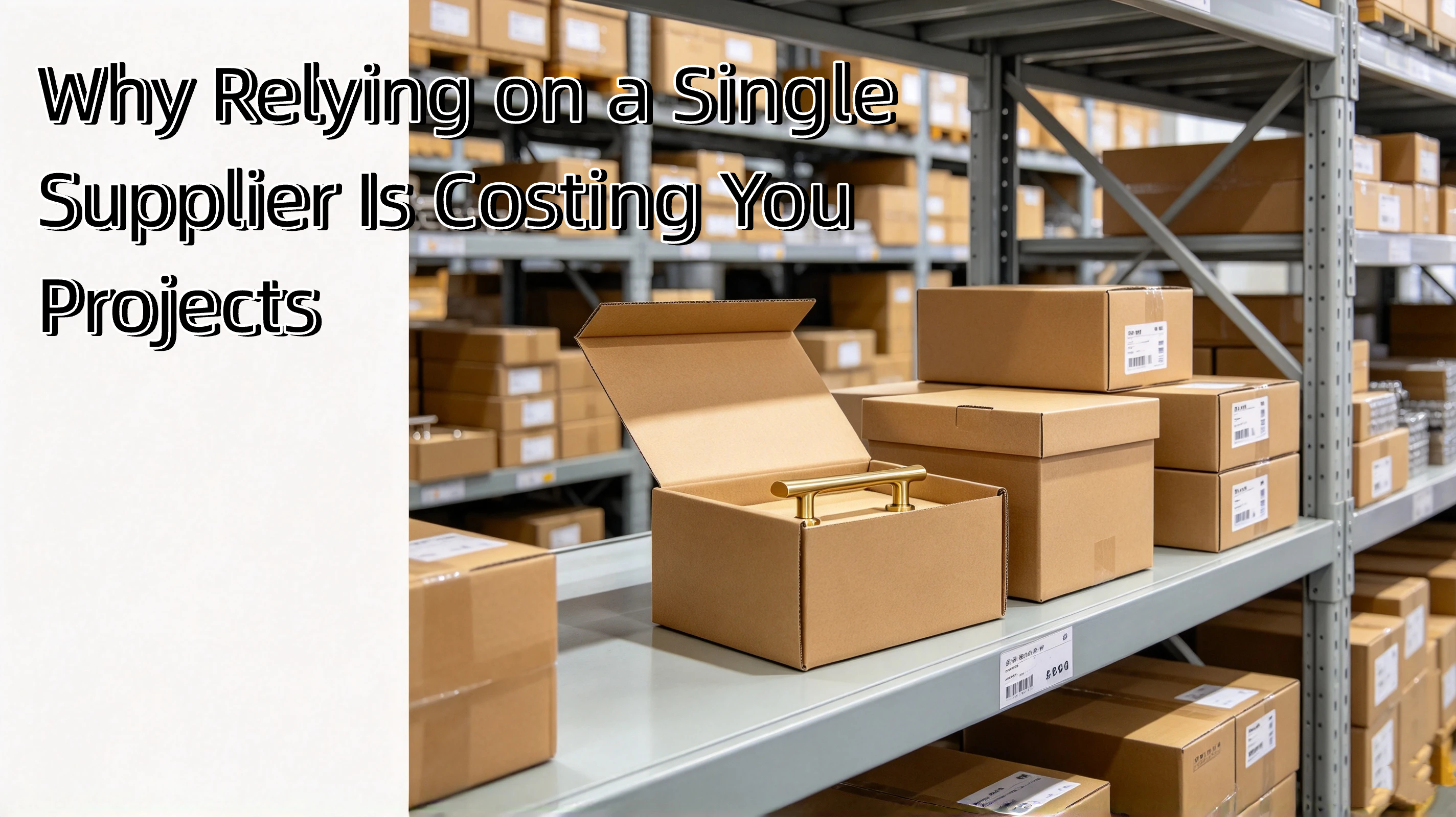 Why Relying on a Single Supplier Is Costing You Projects