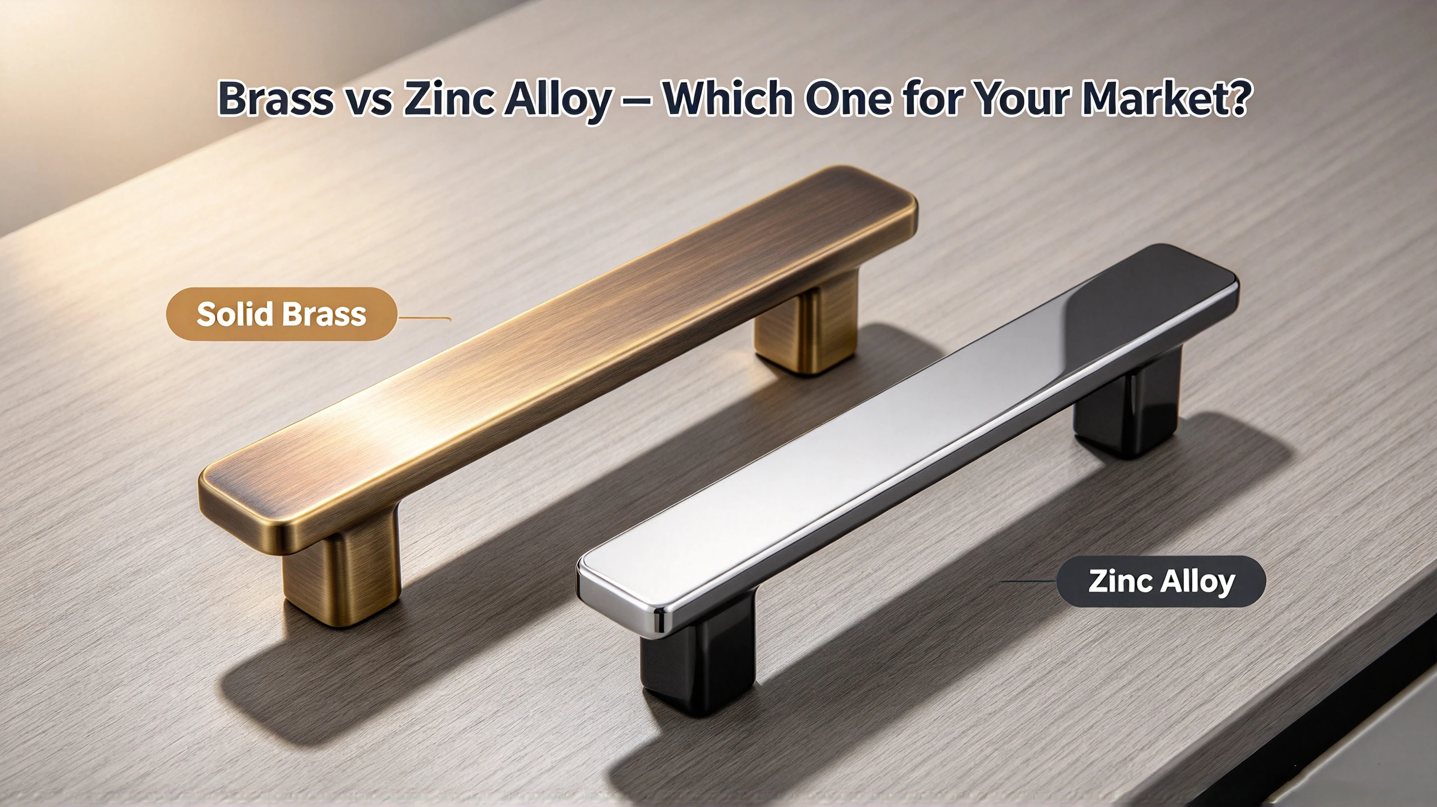 Brass vs Zinc Alloy Cabinet Pulls: Which One for Your Market?
