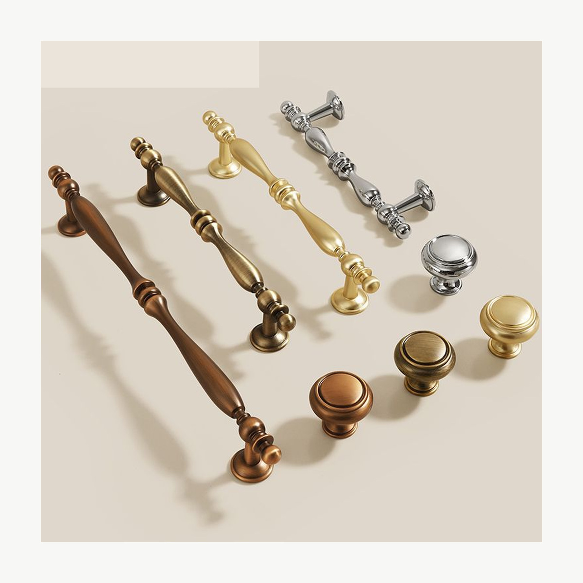 Vase-Form French Pull - Zinc Alloy Pulls