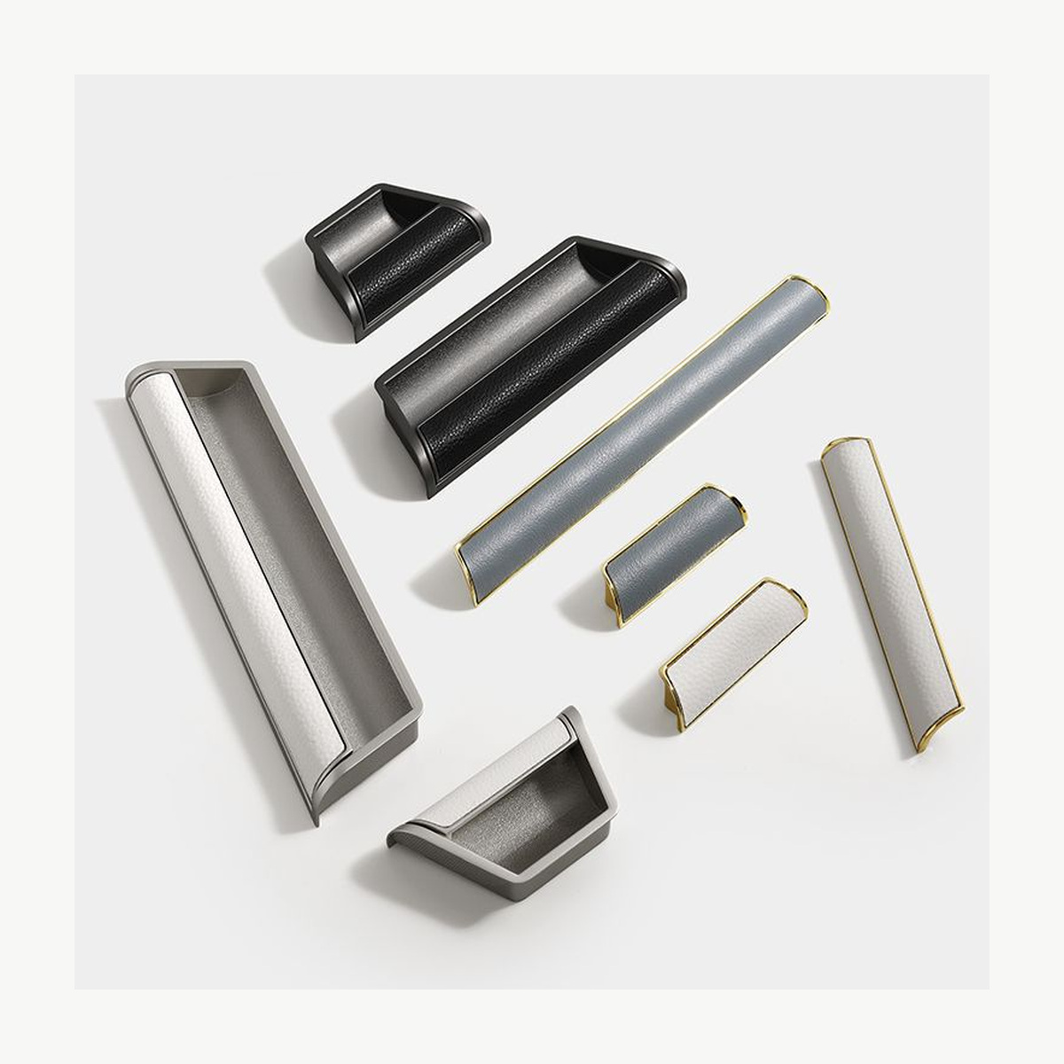 Leather-Face Recessed Pull - Zinc Alloy Pulls