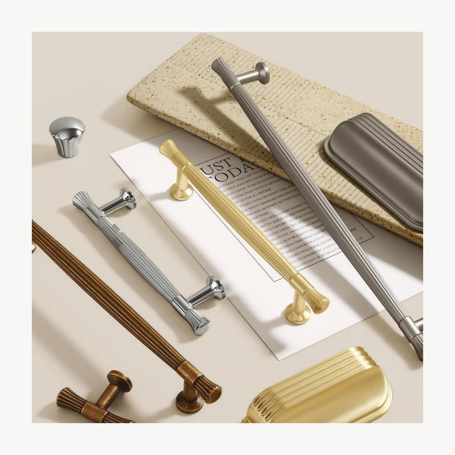Grooved Concealed Pull - Zinc Alloy Pulls