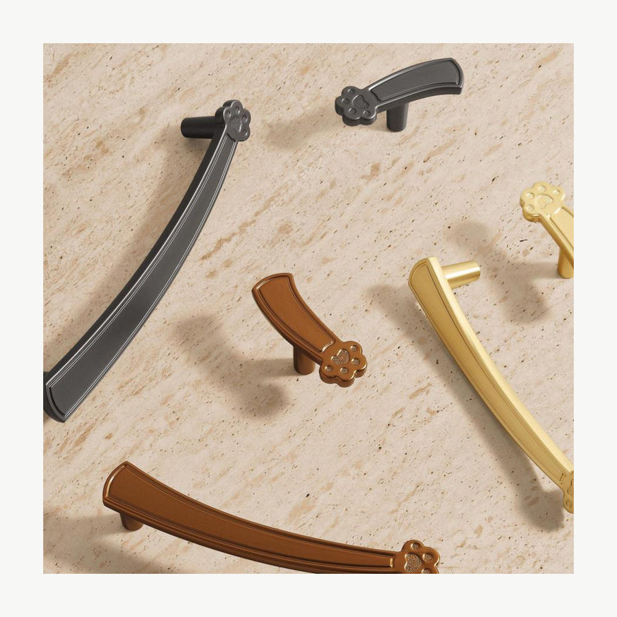 Children's Paw-Print Bar Pull - Children's Handles