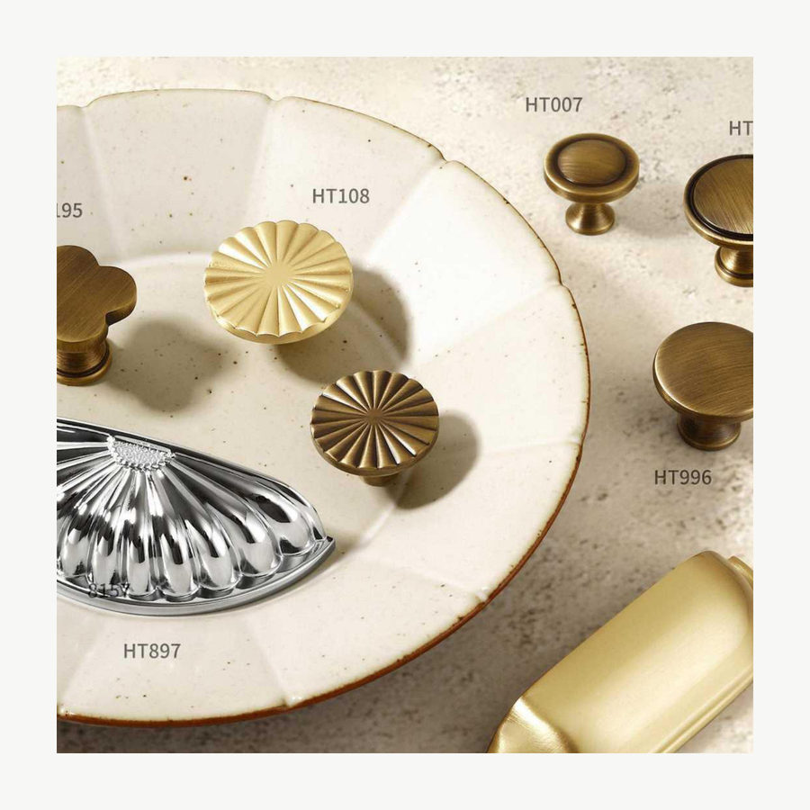 Solid Brass Knob - Solid Brass & Copper Pulls