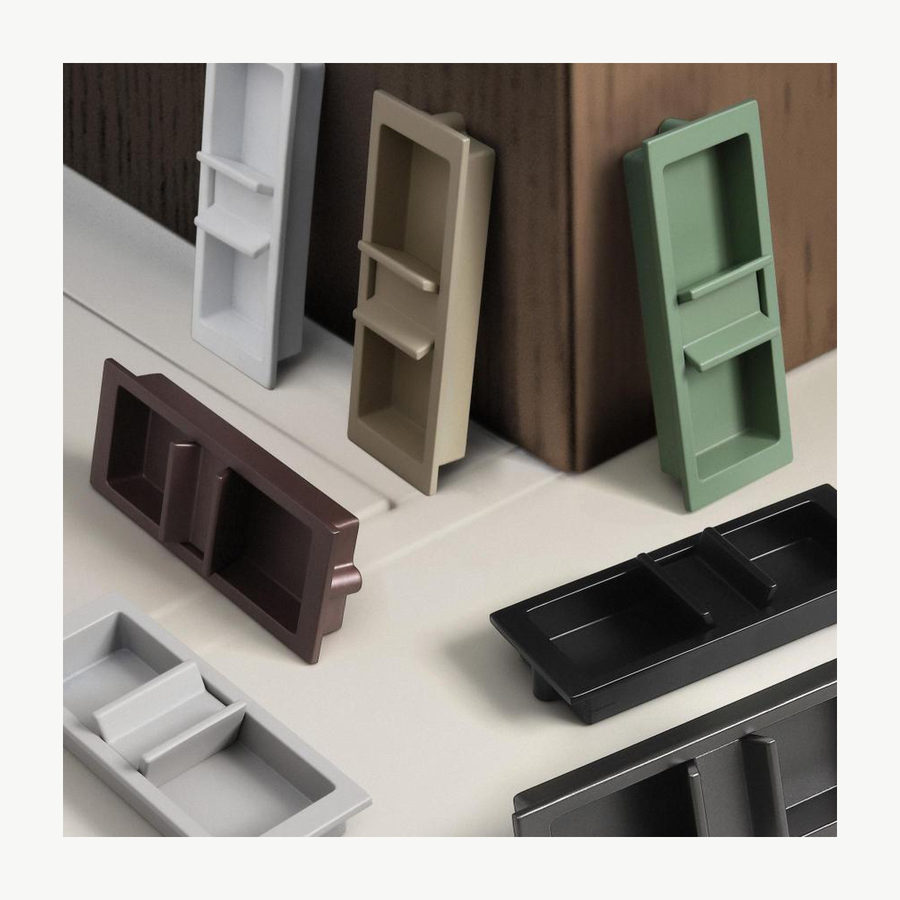 Concealed Slotted Aluminum Pull - Aluminum Alloy Pulls