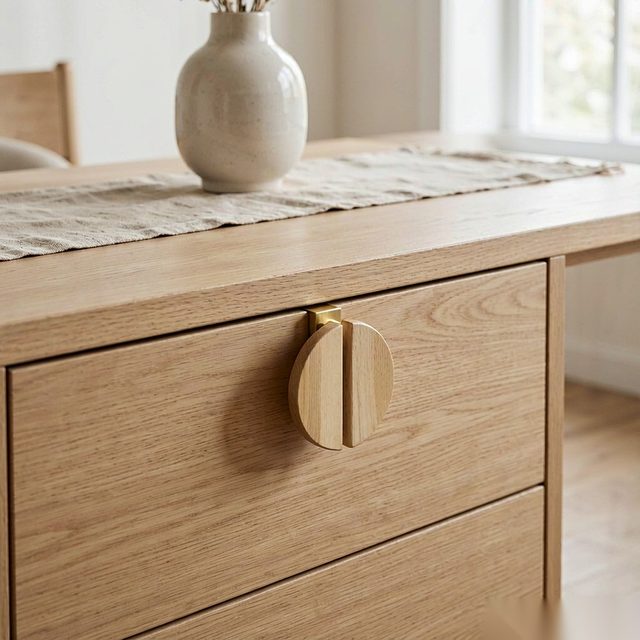 Wood Bar Pull - Solid Wood Pulls