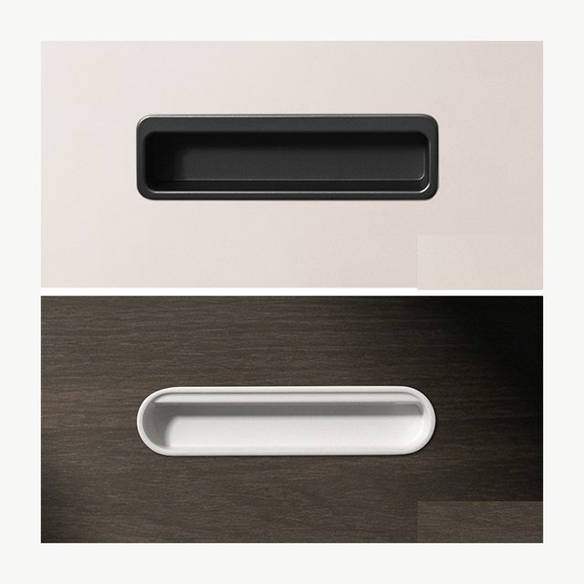 Recessed Square Pull - Zinc Alloy Pulls