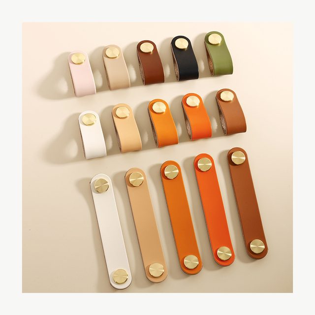 Leather Loop Pull - Zinc Alloy Pulls