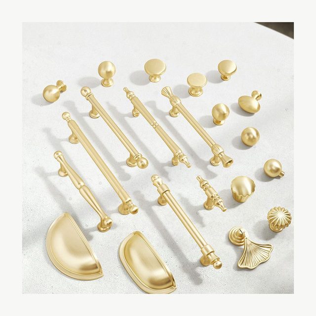 Champagne Gold Bar Pull - Zinc Alloy Pulls