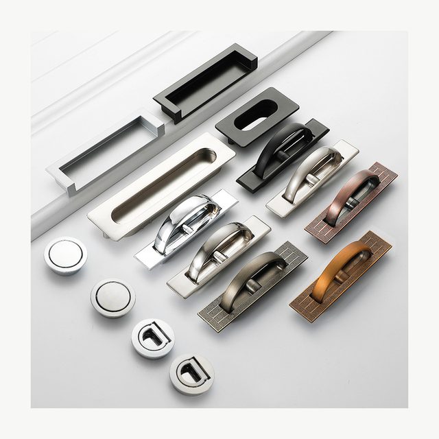 Tatami Recessed Pull - Zinc Alloy Pulls