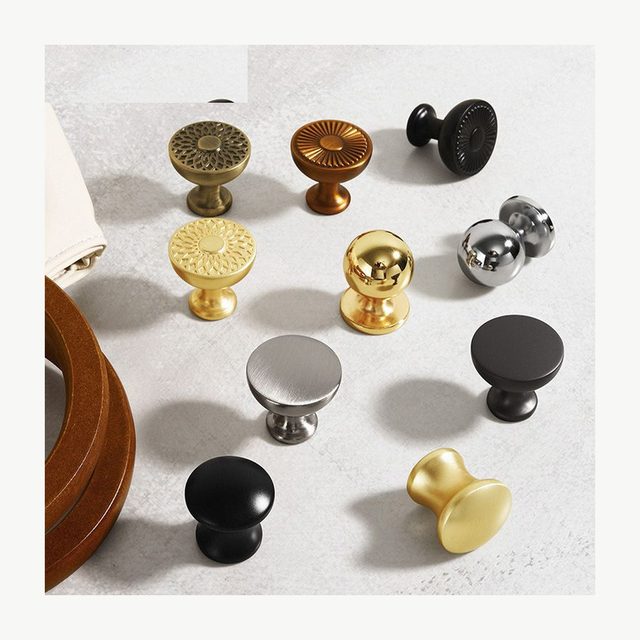 Round Aluminum Knob - Aluminum Alloy Pulls