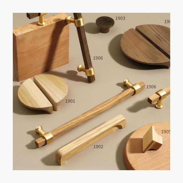 Wood Knob - Solid Wood Pulls