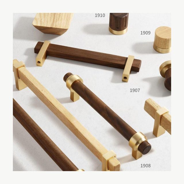 Wood Bar Pull - Solid Wood Pulls