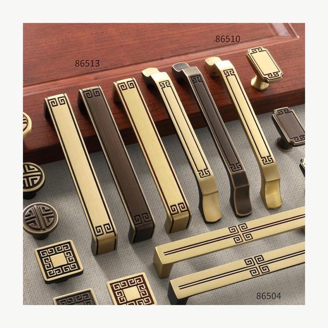 Solid Brass Fret Pull - Solid Brass & Copper Pulls